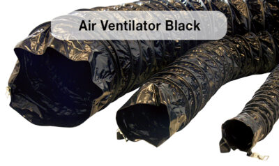 AirVentilatorBlack_MultiHoseShot_ Air Ventilator Black_Multi Hose Shot