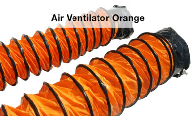 AirVentilatorOrange_DoubleHoseShot_ Air Ventilator Orange_Double Hose Shot