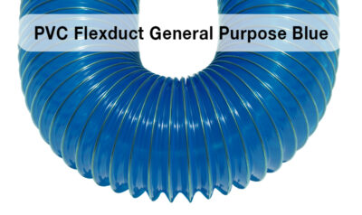 PVCFlexductGeneralPurposeBlue_FlexShot2_ PVC Flexduct General Purpose Blue_Flex Shot