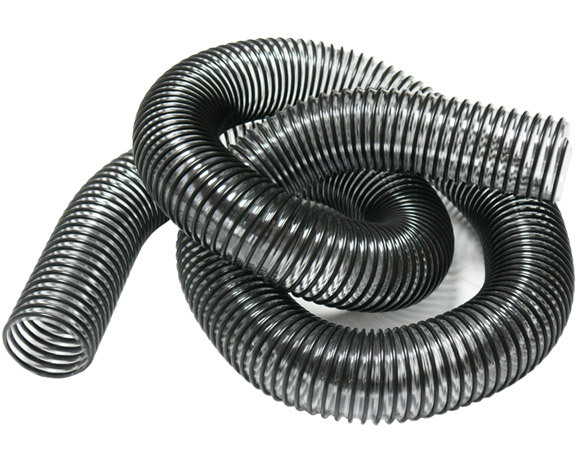 Smooth Tube PVC Smooth Tube PVC black in color coiled up